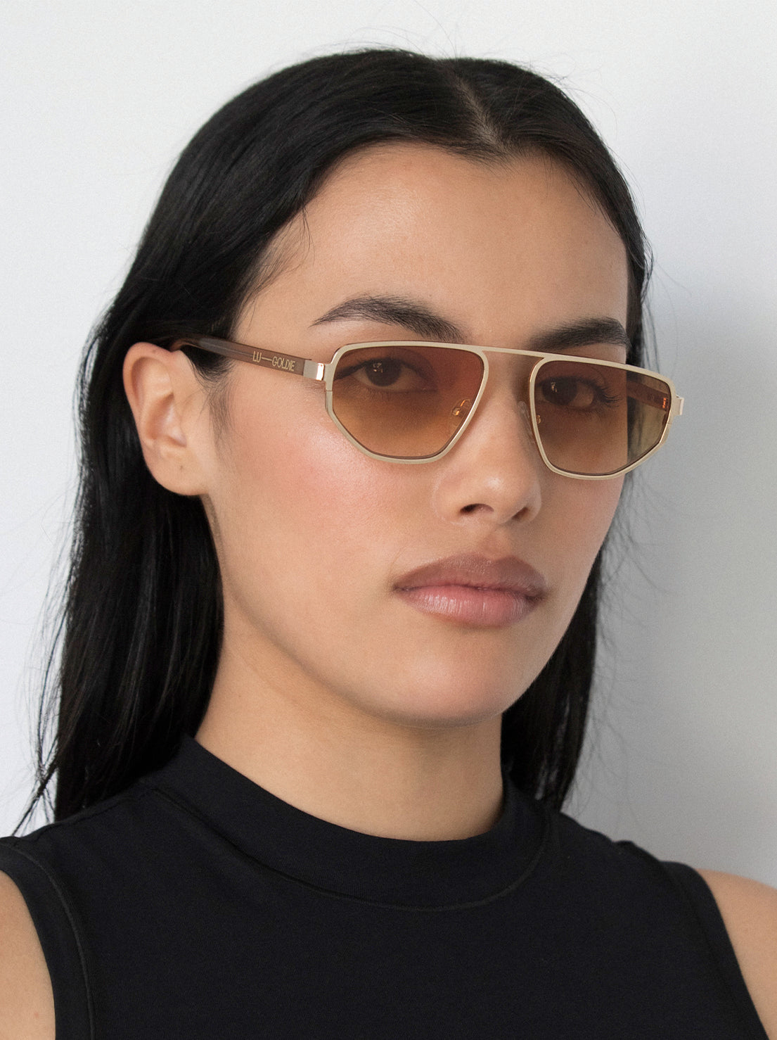 Lu Goldie - Victoire Sunglasses - Cola