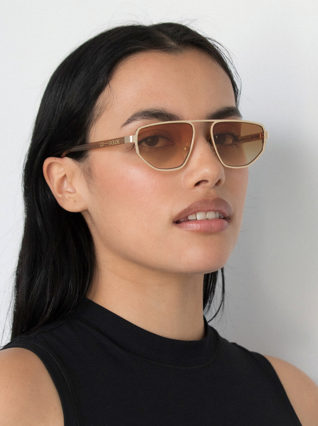 Lu Goldie - Victoire Sunglasses - Cola