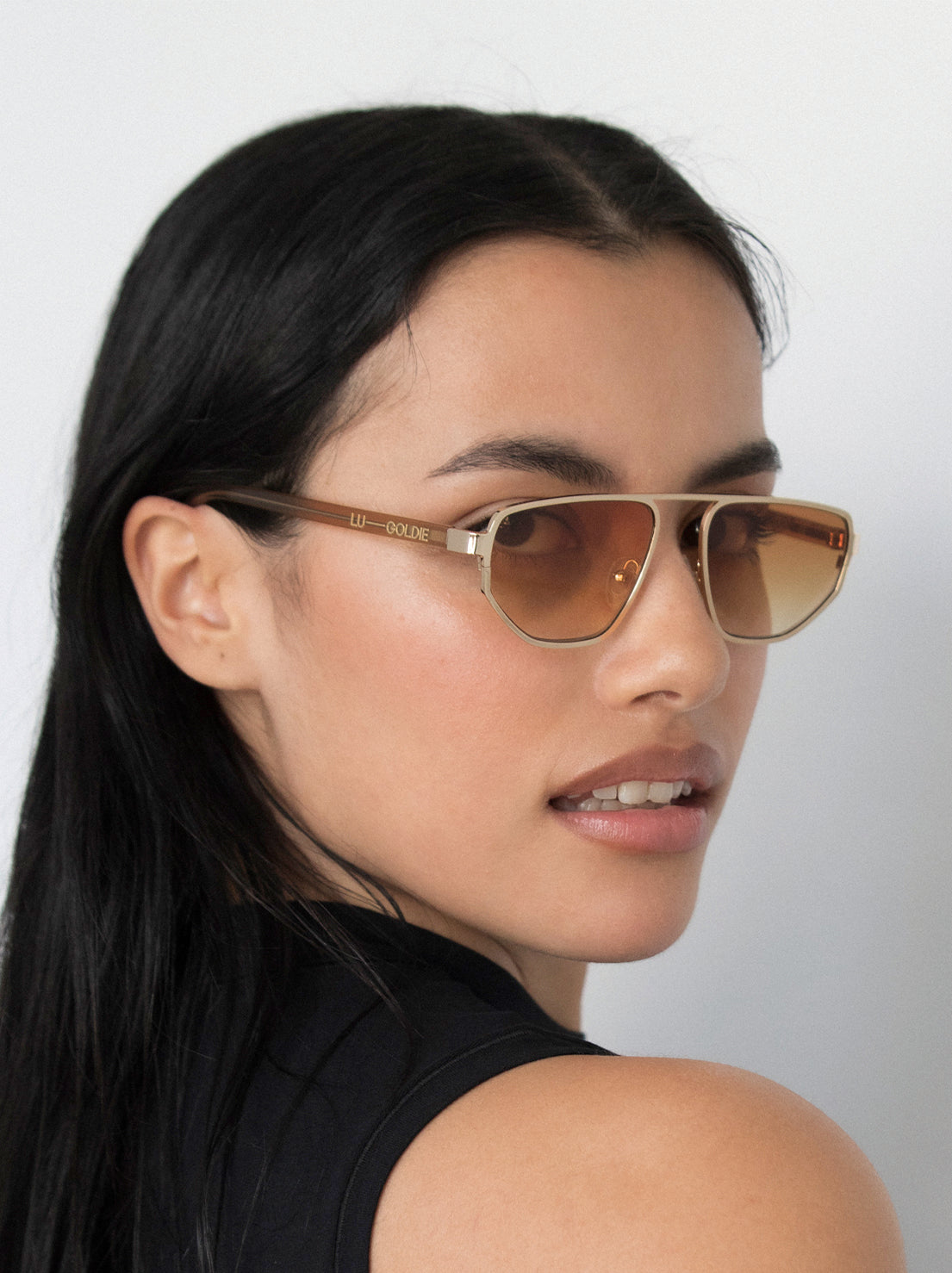 Lu Goldie - Victoire Sunglasses - Cola