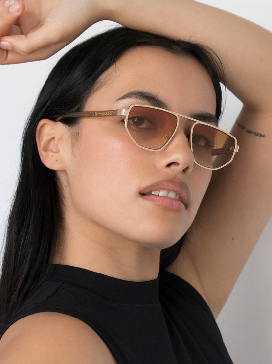 Lu Goldie - Victoire Sunglasses - Cola