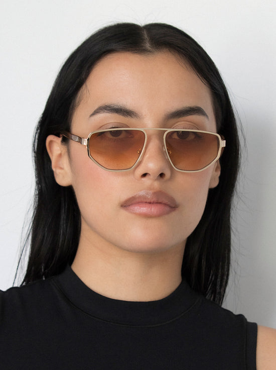 Lu Goldie - Victoire Sunglasses - Cola