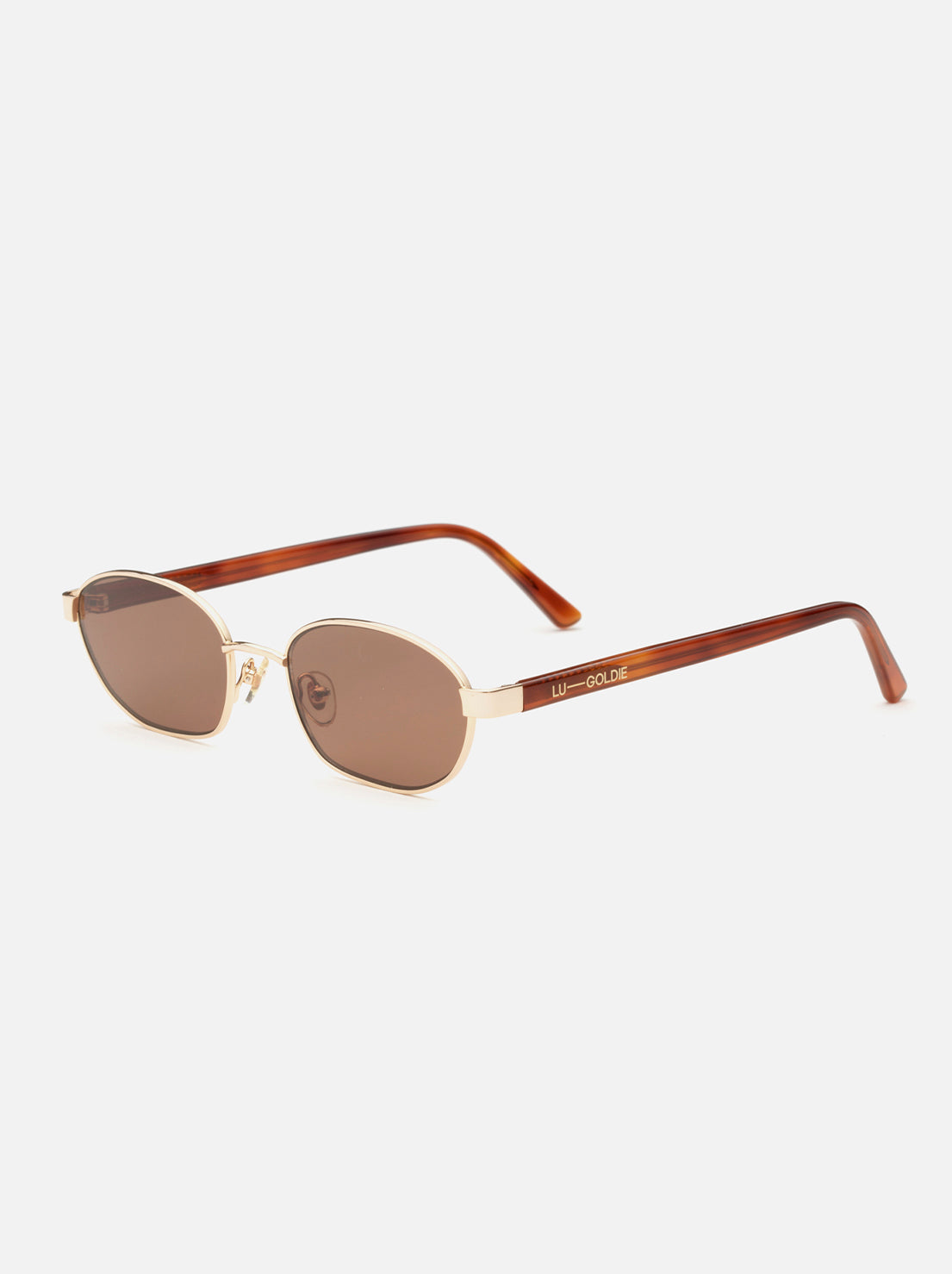 Lu Goldie - Lara Sunglasses - Chestnut