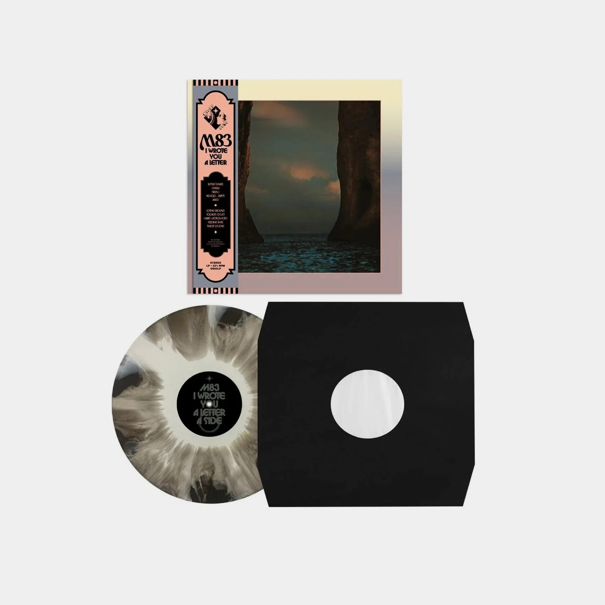 M83 - I Wrote You A Letter. LP [Black & White Swirl Vinyl]