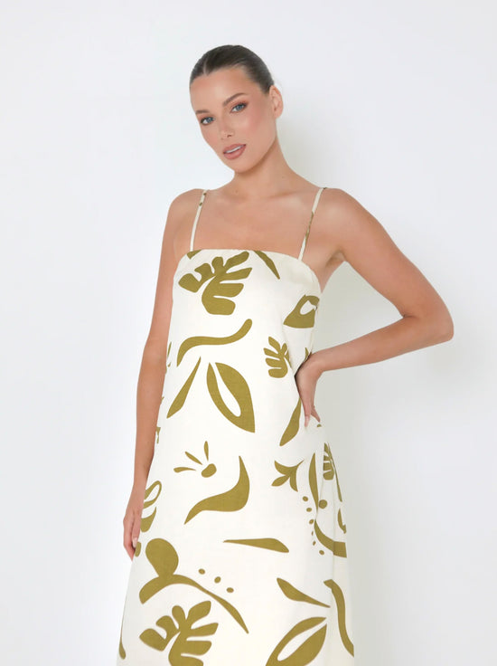 Madison - Leona Maxi Dress - Tribeca Print