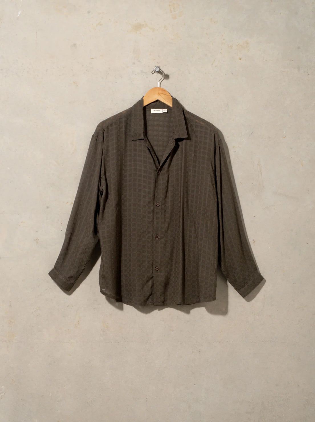 McTavish - Aloe Vera Long Sleeve Shirt - Dark Green