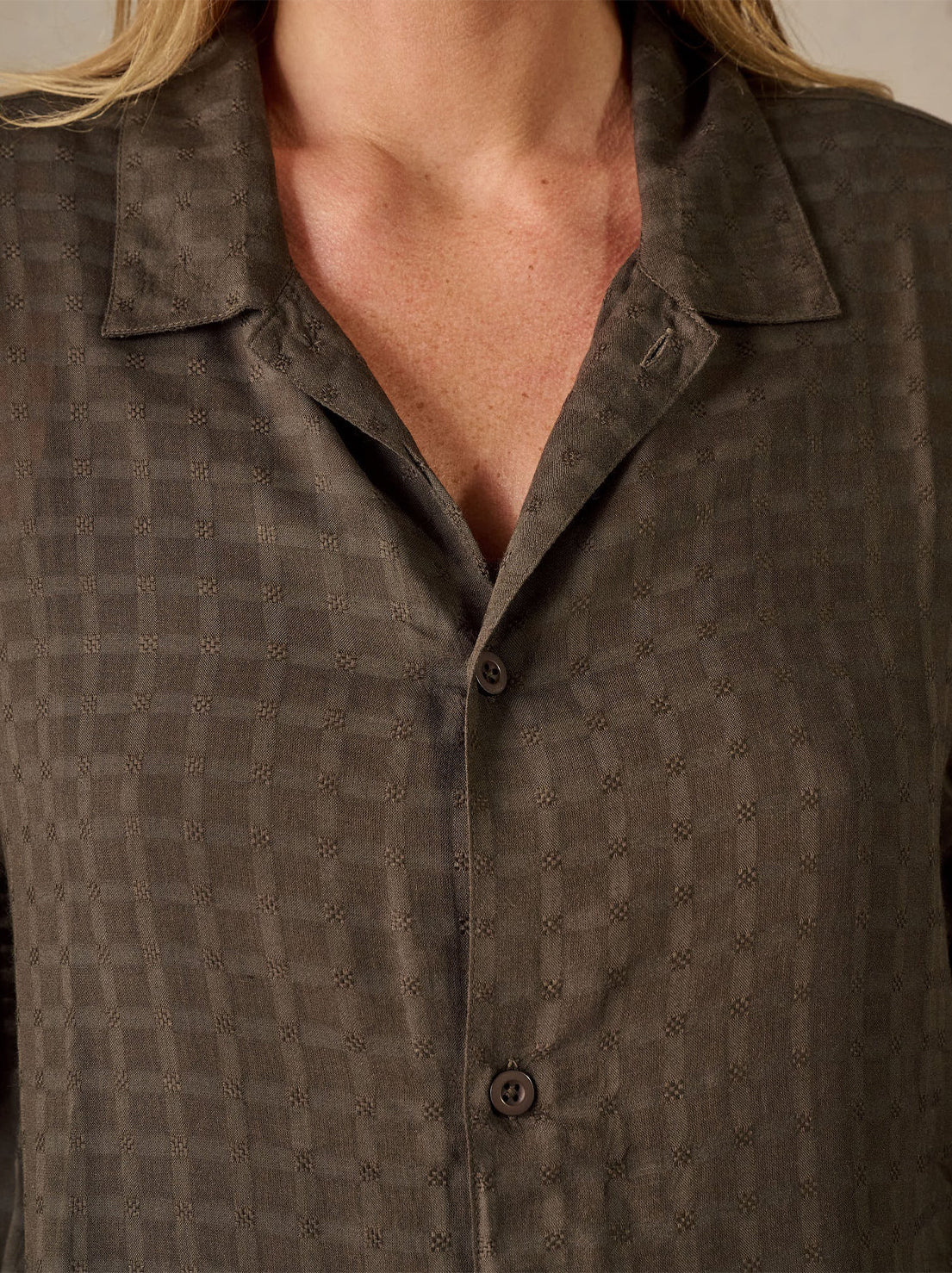McTavish - Aloe Vera Long Sleeve Shirt - Dark Green