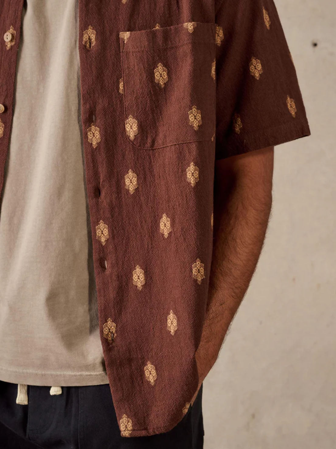 McTavish - Button Up Shirt - Brown Multi