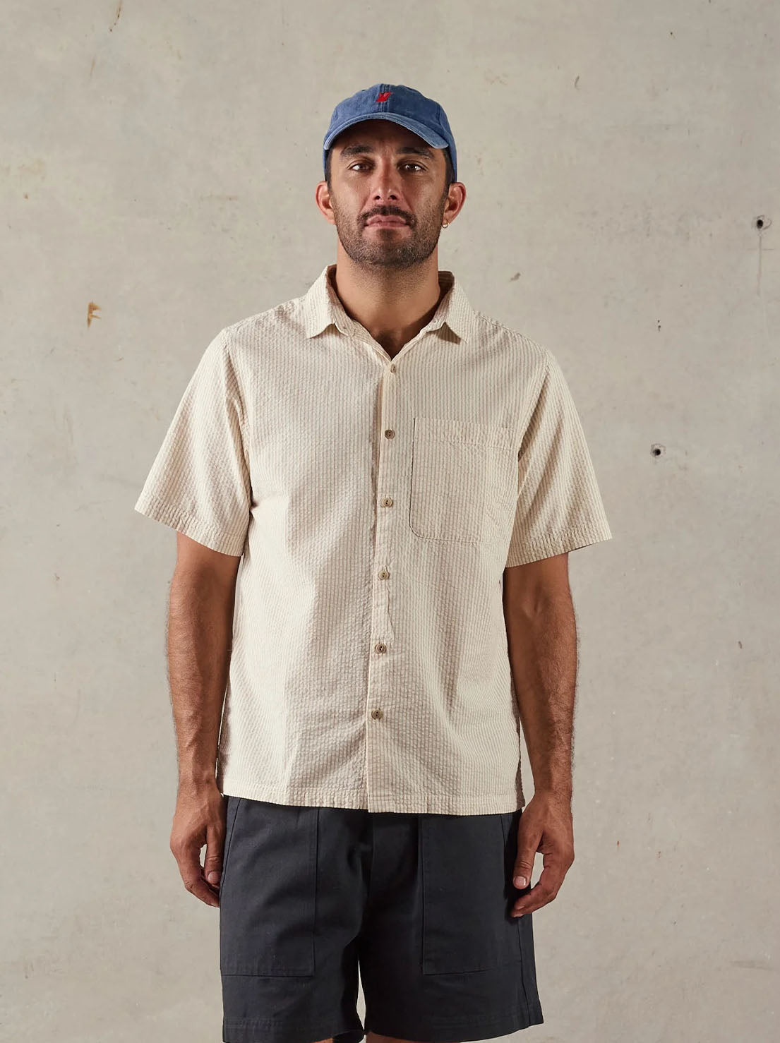 McTavish - Button Up Shirt - White Multi