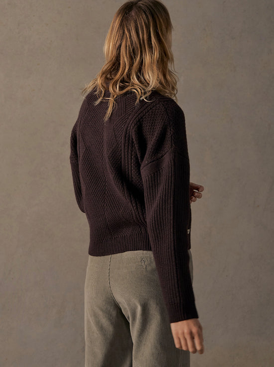 McTavish - Cable Knit Sweater - Brown