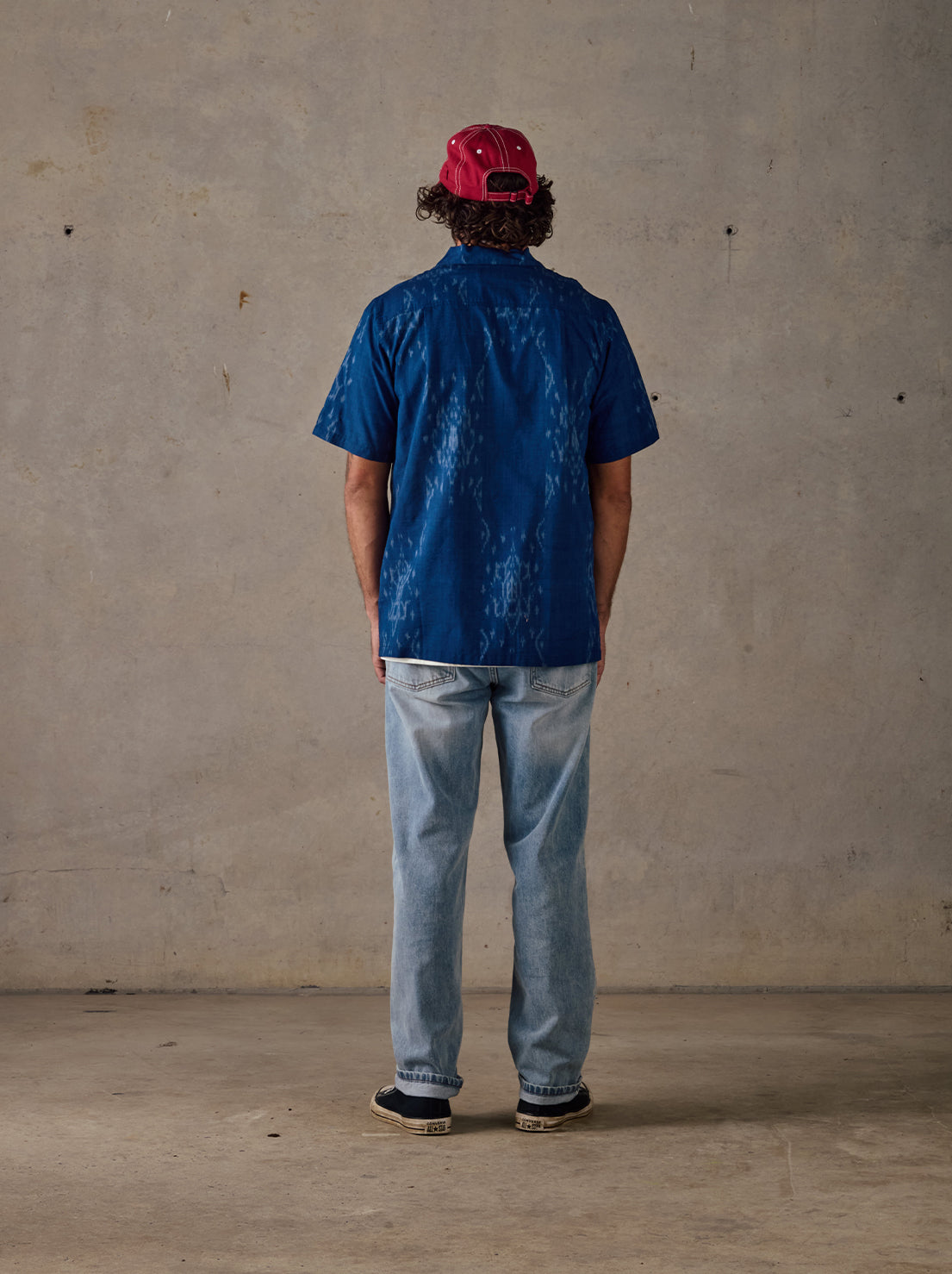 McTavish - Camp Collar Shirt - Blue