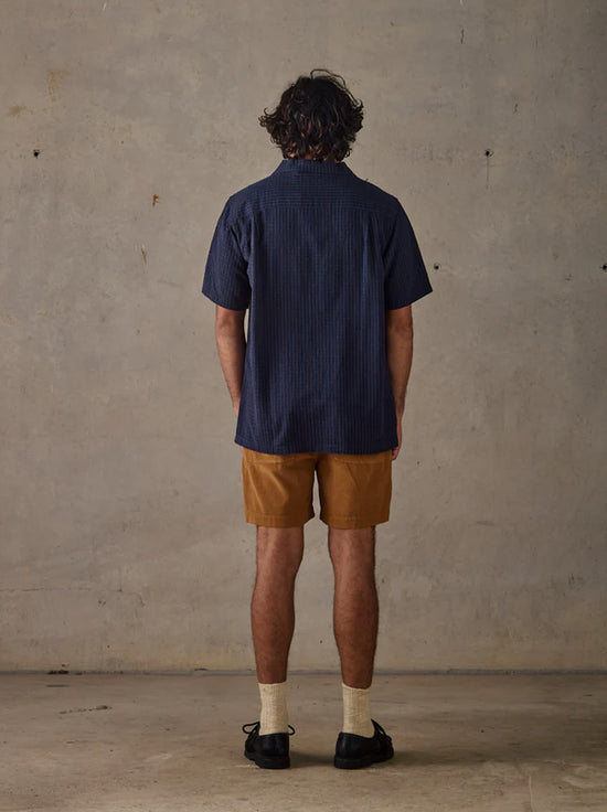 McTavish - Camp Collar Shirt - Blue Multi