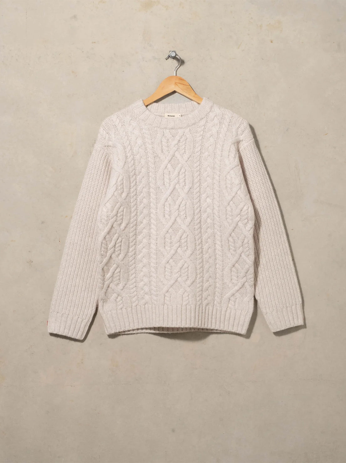 McTavish - Celtic Merino Knit - Chalk