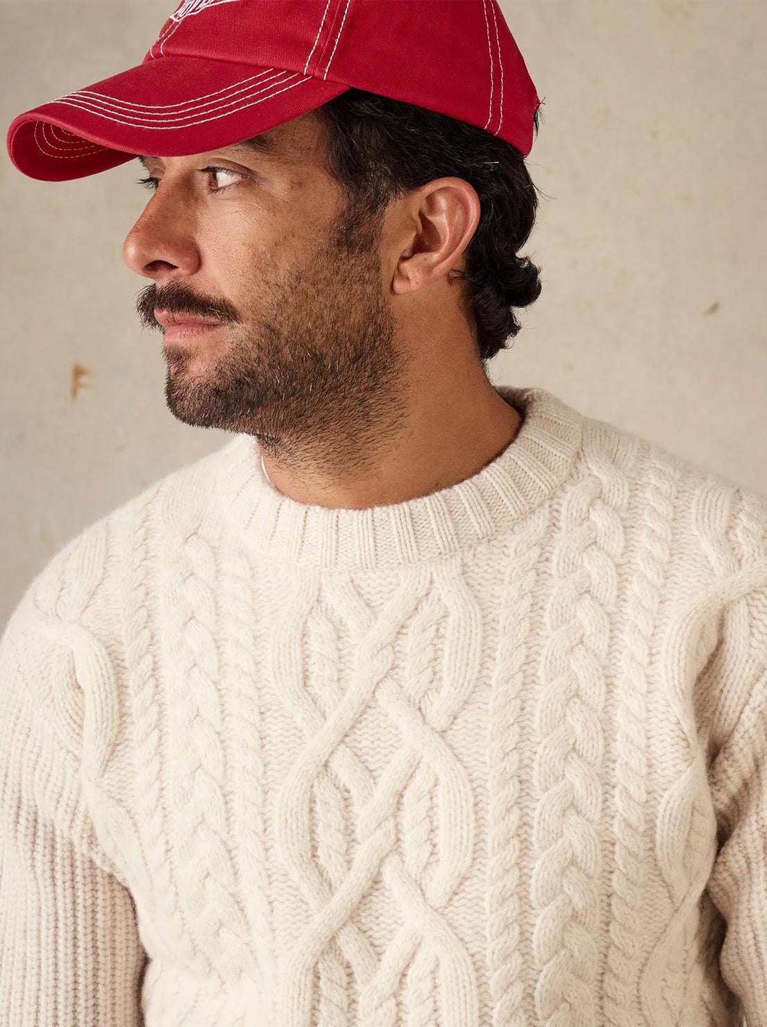 McTavish - Celtic Merino Knit - Chalk