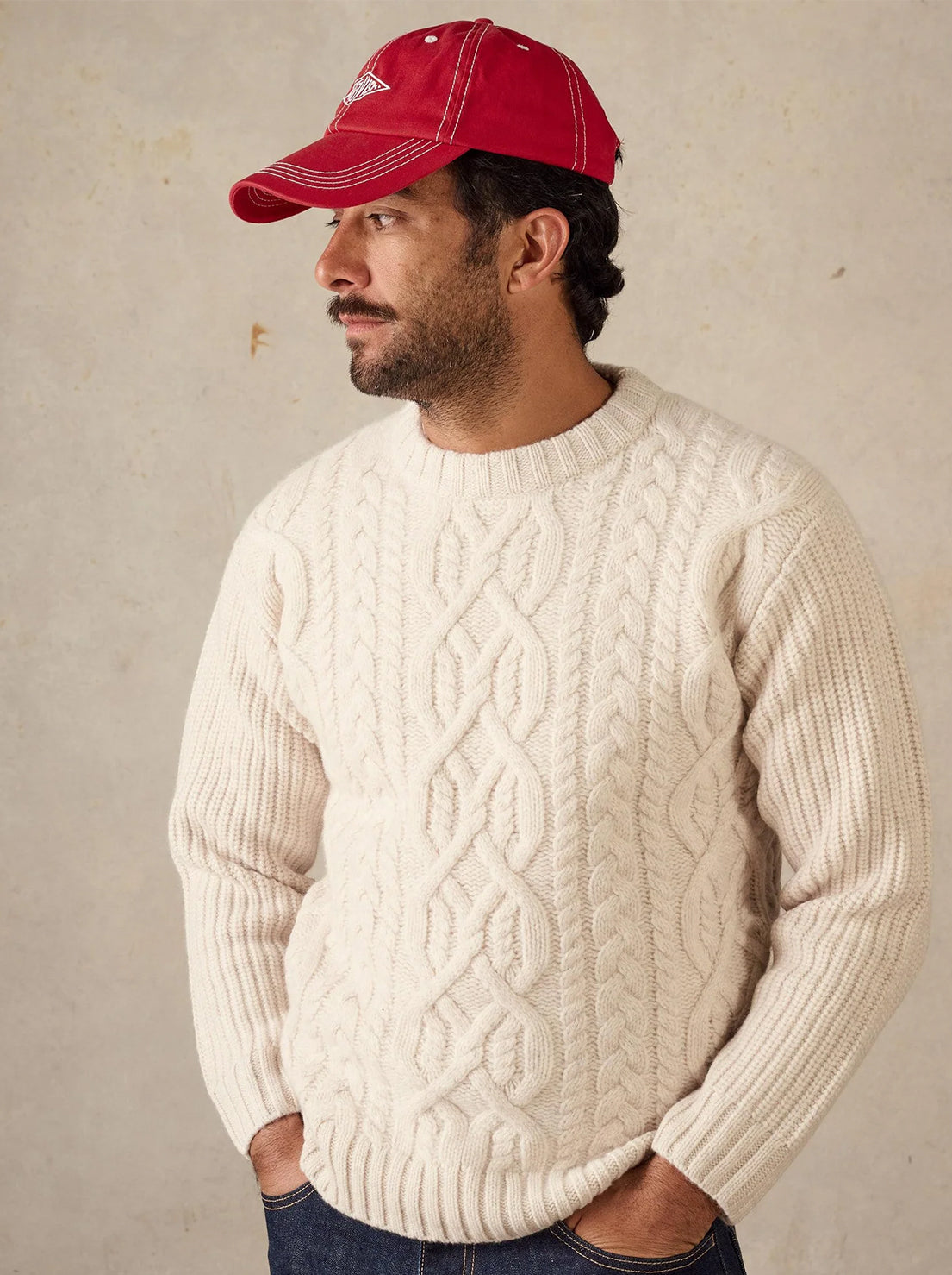 McTavish - Celtic Merino Knit - Chalk