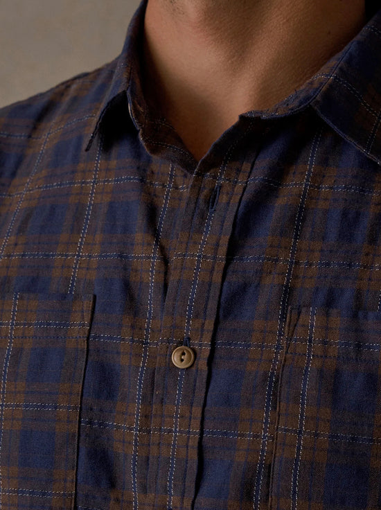 McTavish - Check Long Sleeve Shirt - Blue Multi