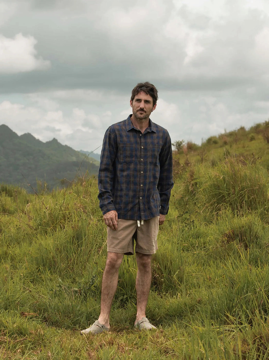 McTavish - Check Long Sleeve Shirt - Blue Multi