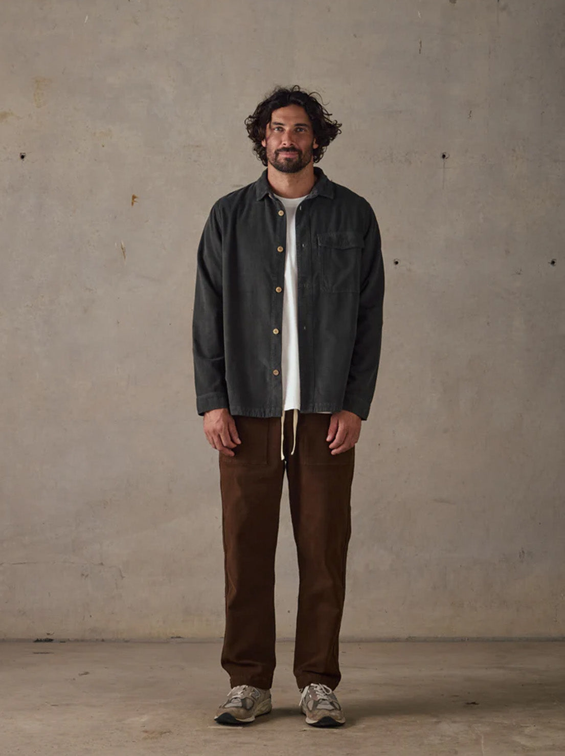 McTavish - Classic Cord Shirt - Slate