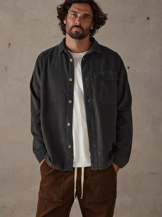 McTavish - Classic Cord Shirt - Slate