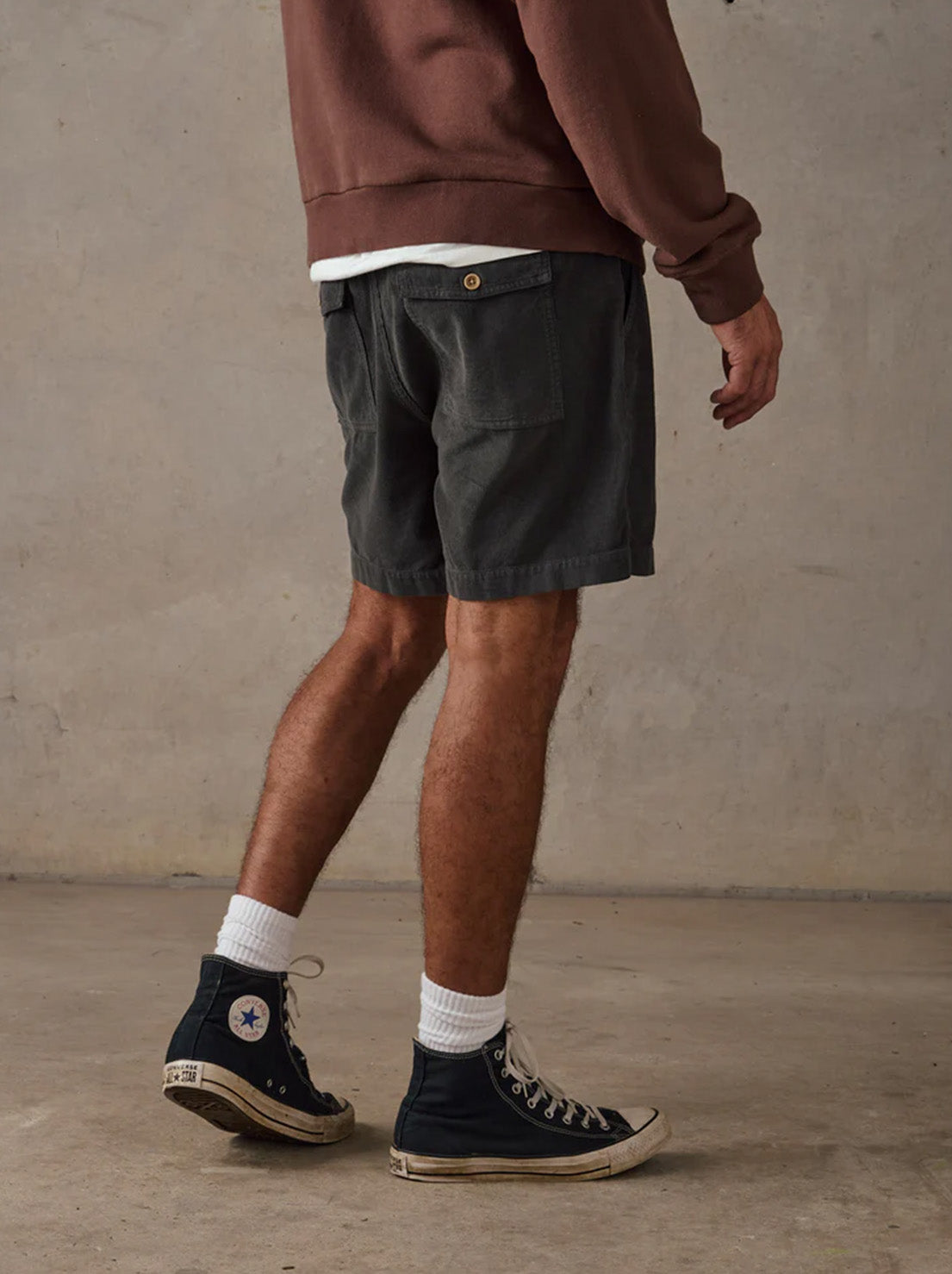 McTavish - Cord Shorts - Slate