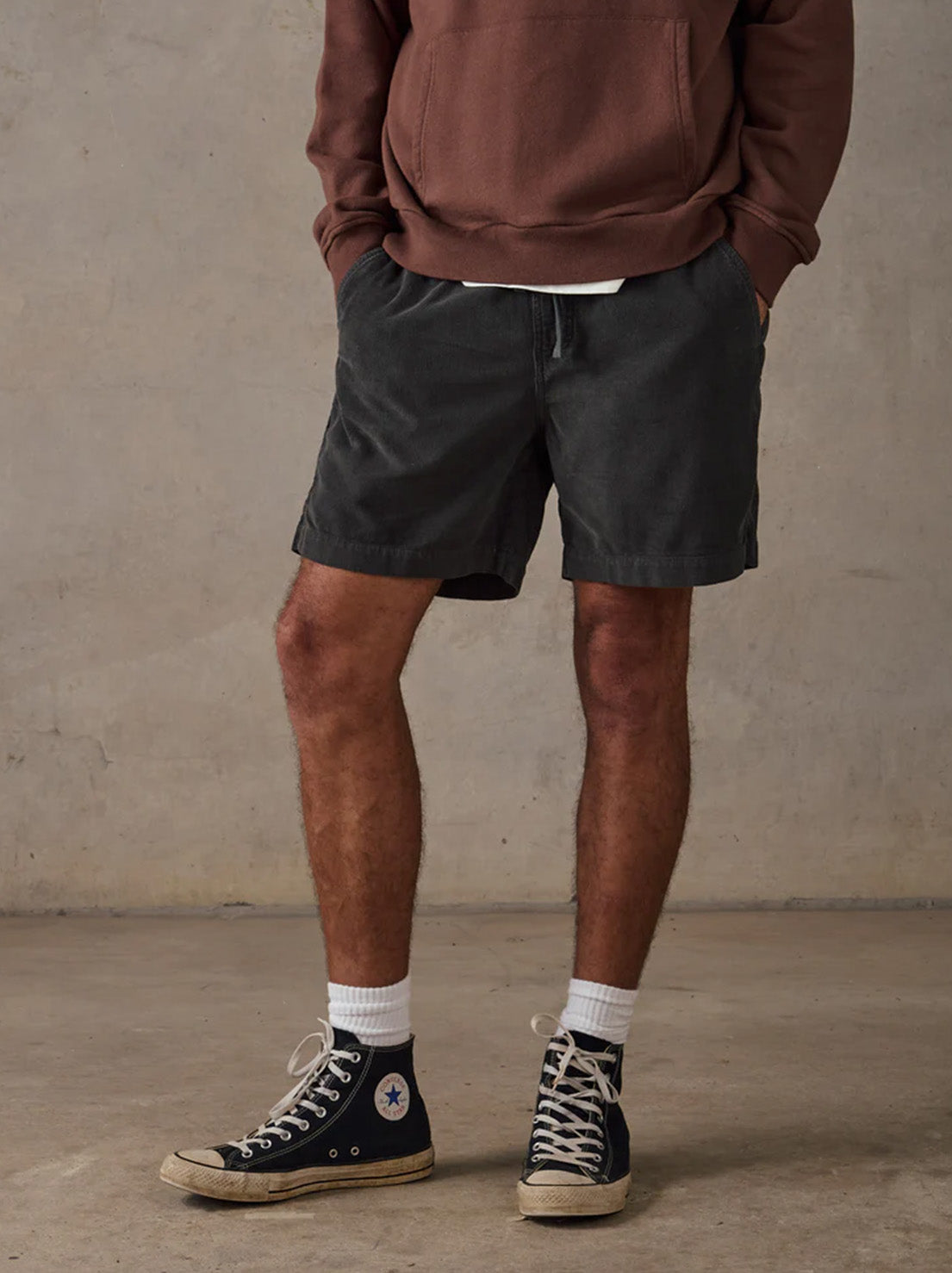 McTavish - Cord Shorts - Slate