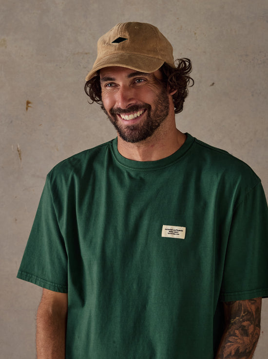 McTavish - Diamond Cord Cap - Dark Tan