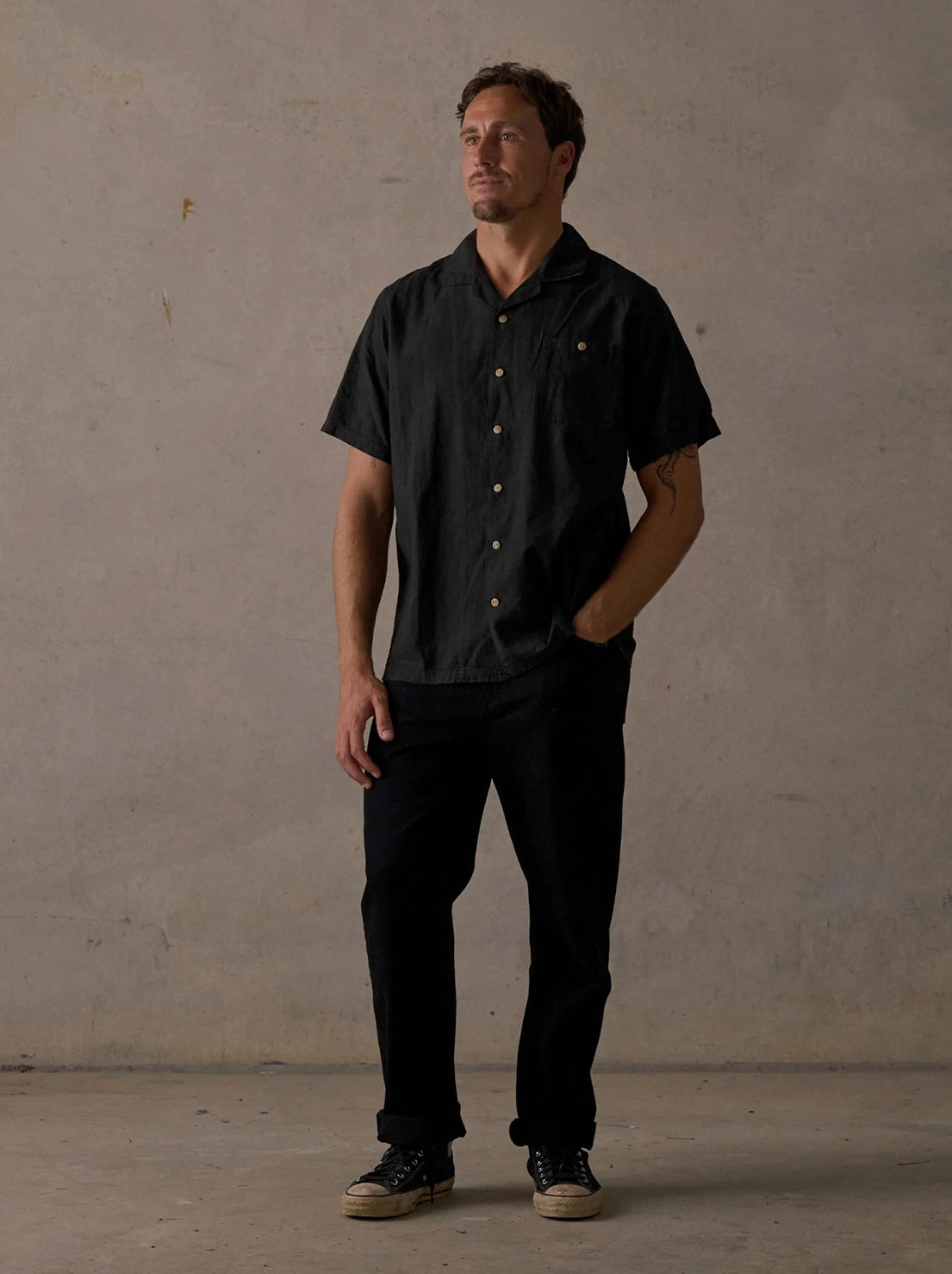 McTavish - Everyday Hemp Shirt - Black