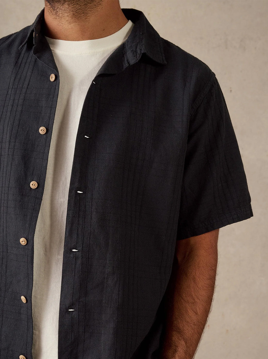 McTavish - Hemp Shirt - Black Multi