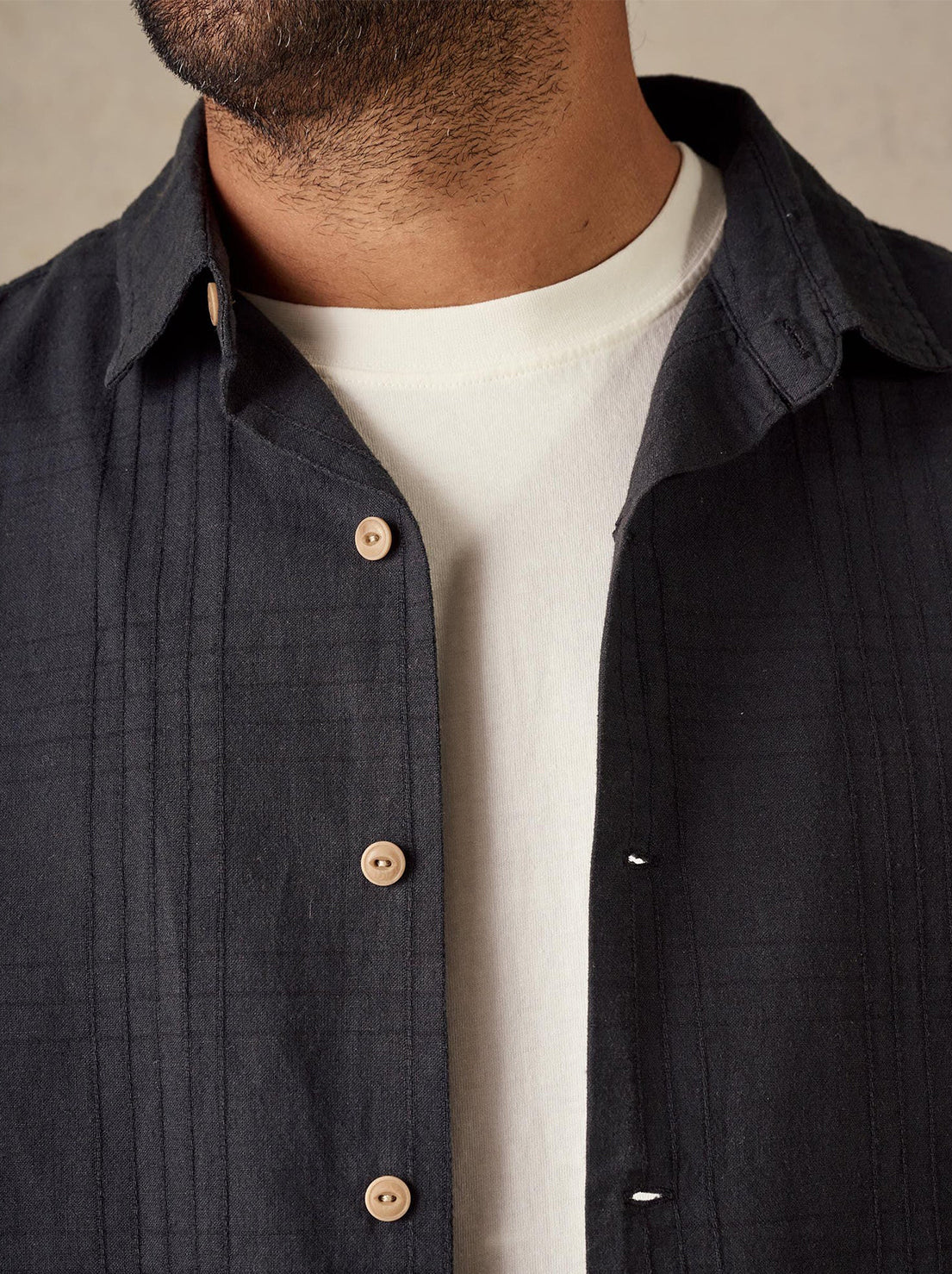 McTavish - Hemp Shirt - Black Multi