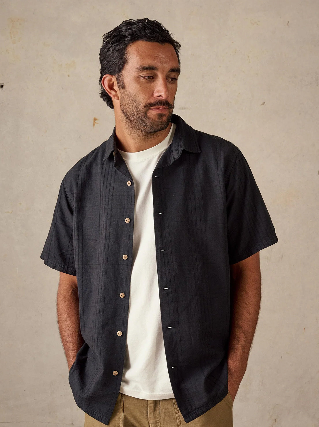 McTavish - Hemp Shirt - Black Multi