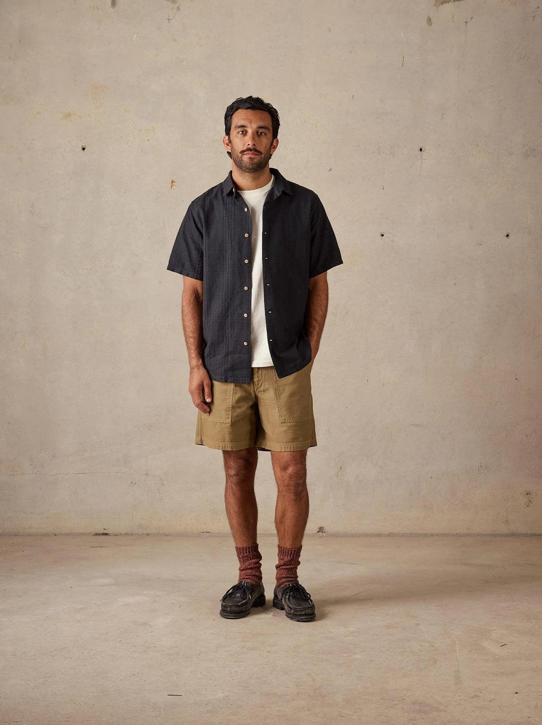 McTavish - Hemp Shirt - Black Multi