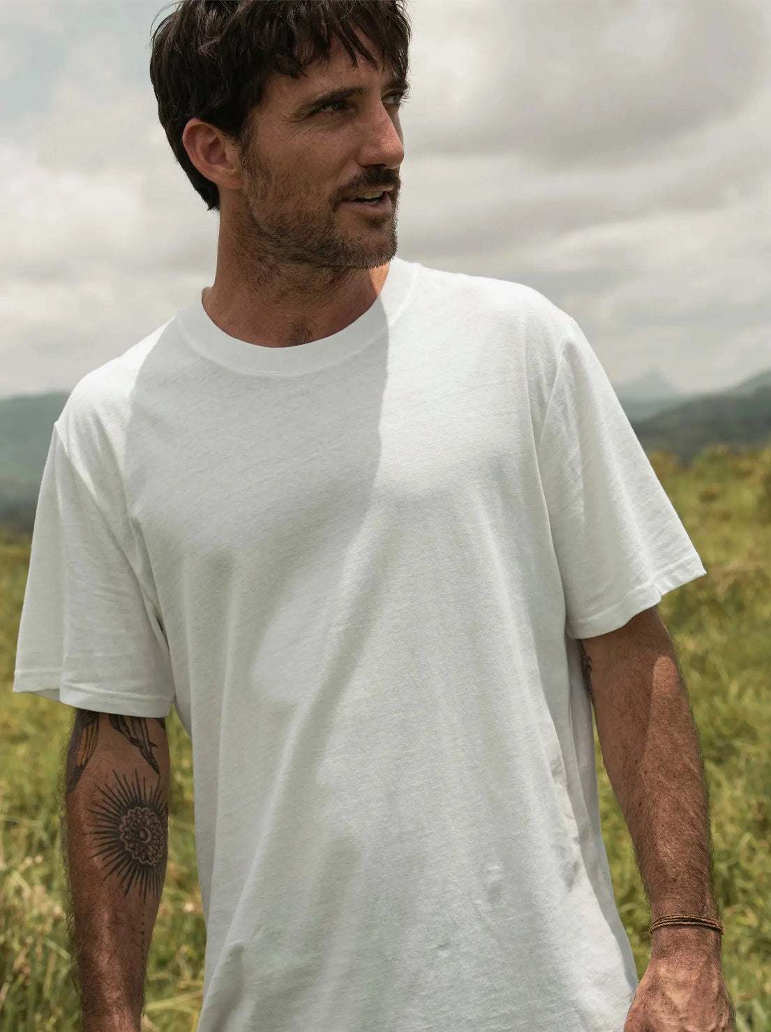 McTavish - Hemp Tee - Chalk