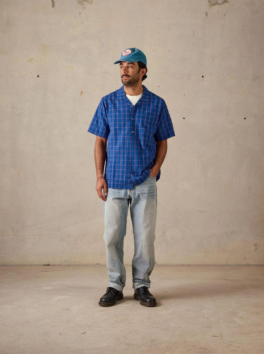 McTavish - Holiday Collar Shirt - Blue Multi