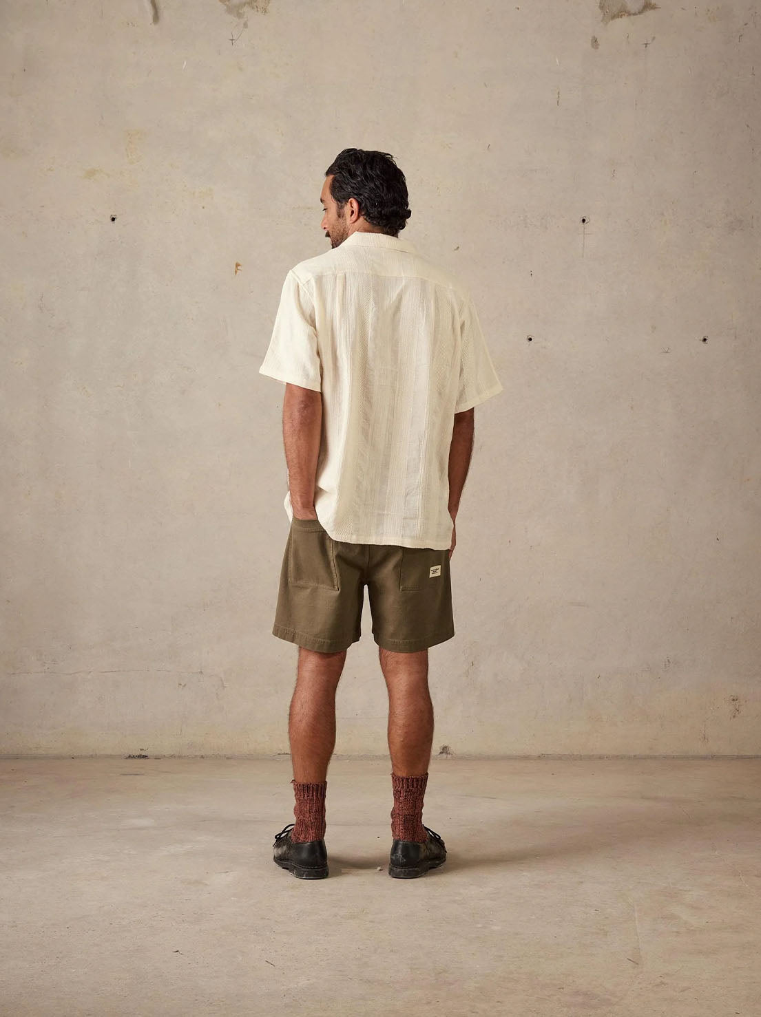 McTavish - Holiday Collar Shirt - Chalk