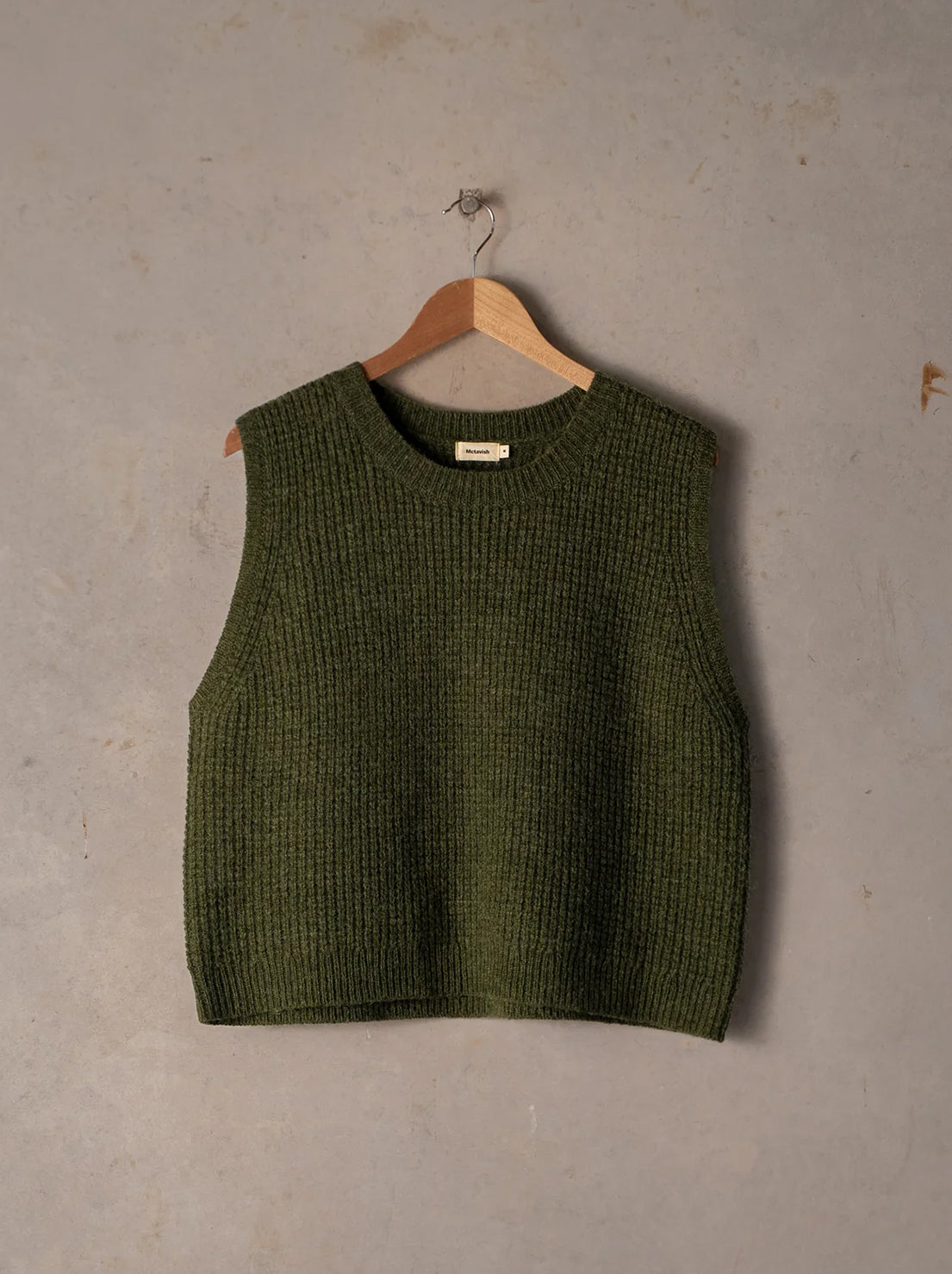 McTavish - Knit Vest - Green Multi