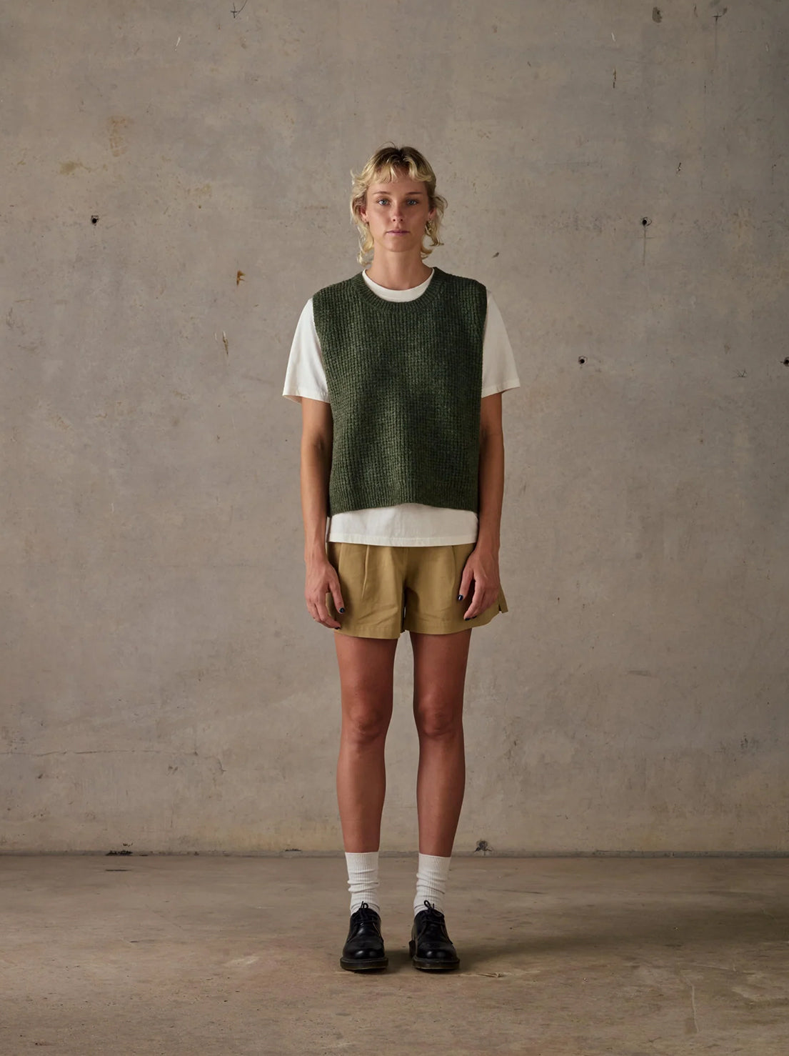 McTavish - Knit Vest - Green Multi
