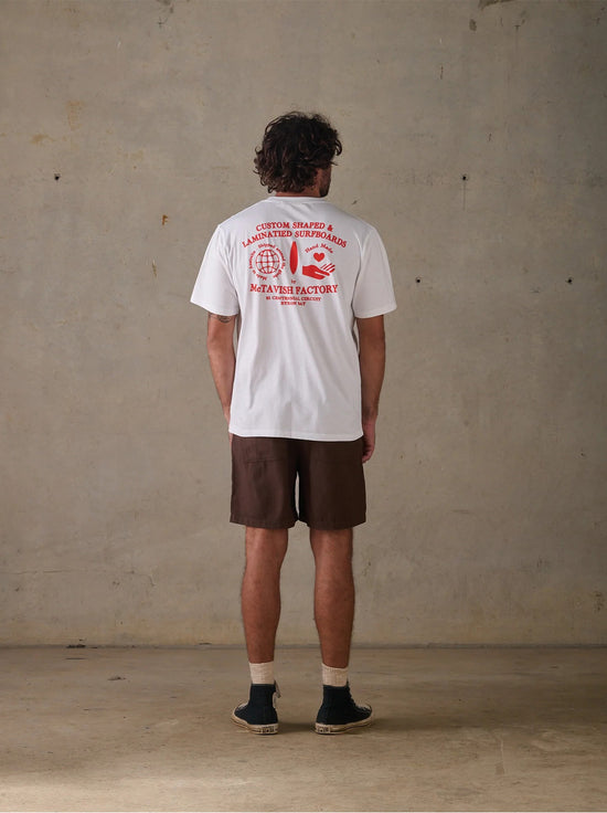 McTavish - Linen Shorts - Brown