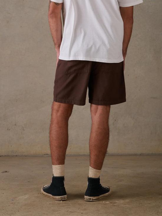 McTavish - Linen Shorts - Brown