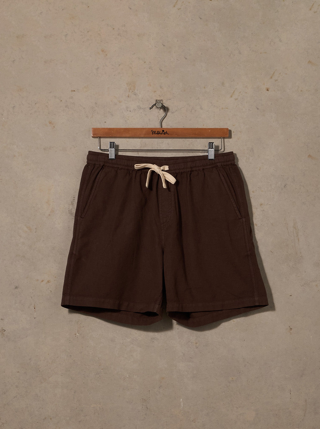 McTavish - Linen Shorts - Brown