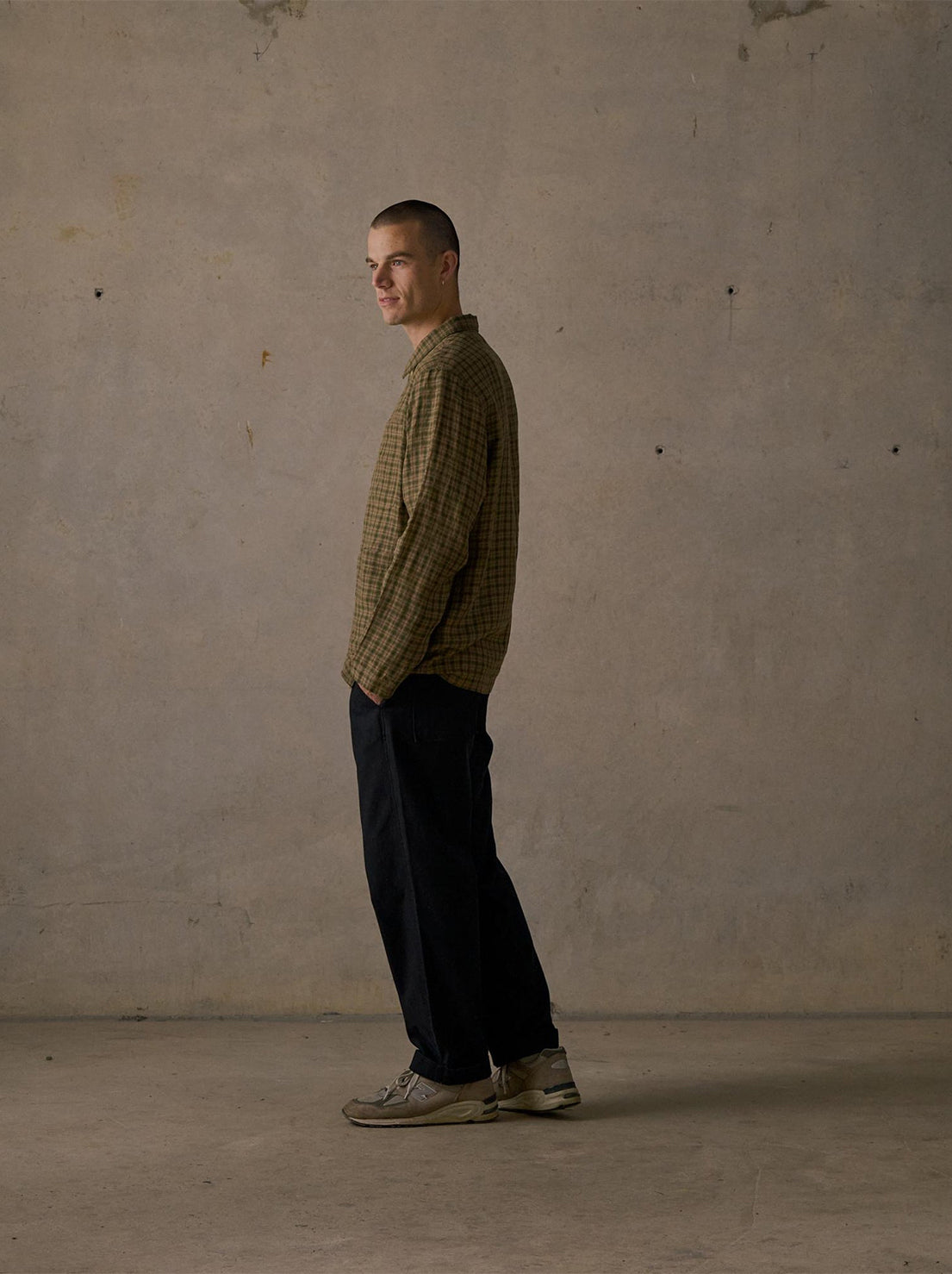 McTavish - Patio Check Overshirt - Brown Multi