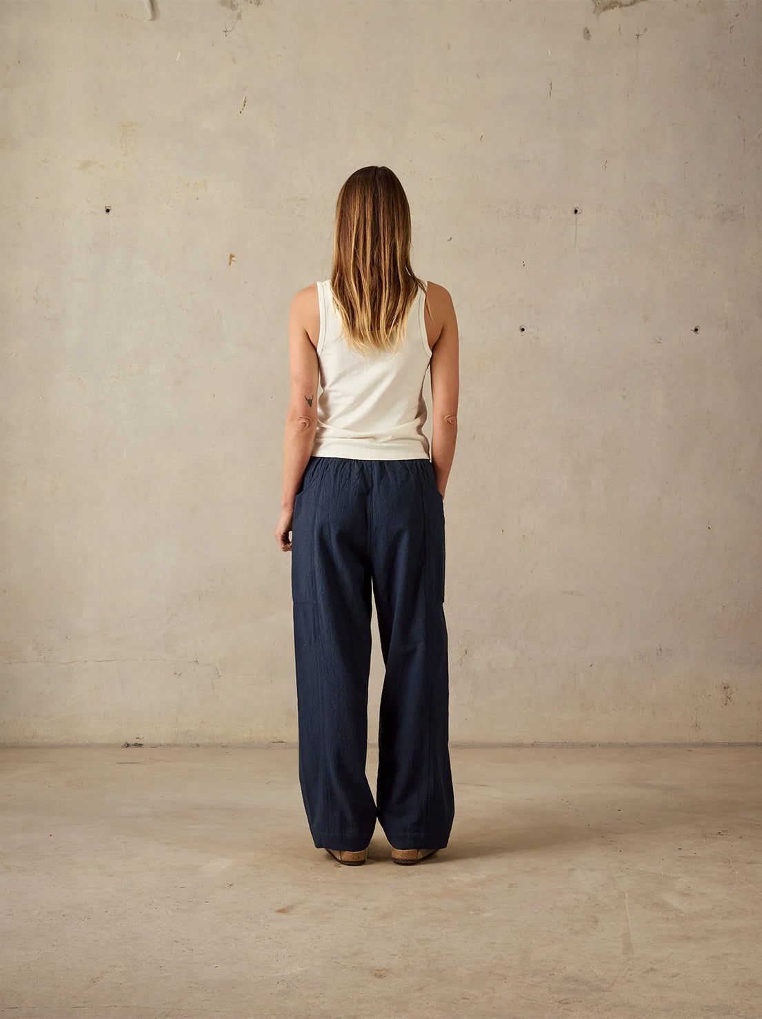McTavish - Patio Pants - Dark Blue