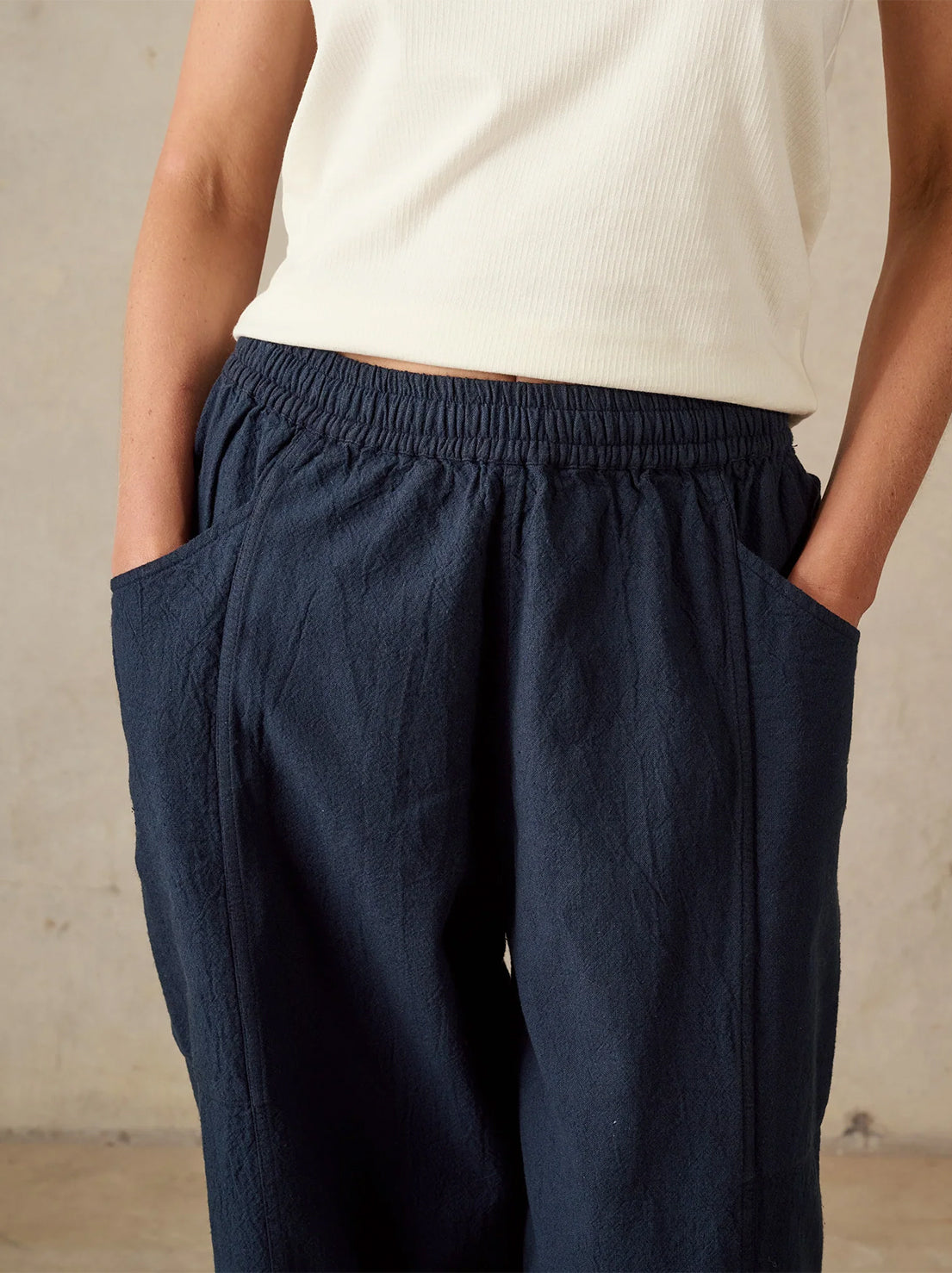 McTavish - Patio Pants - Dark Blue