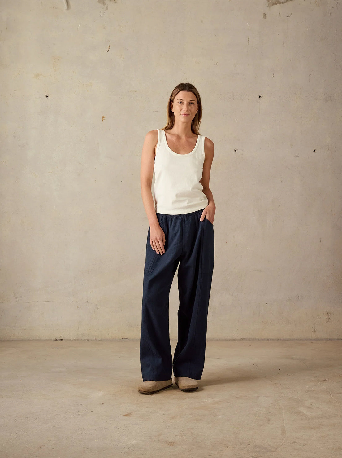 McTavish - Patio Pants - Dark Blue