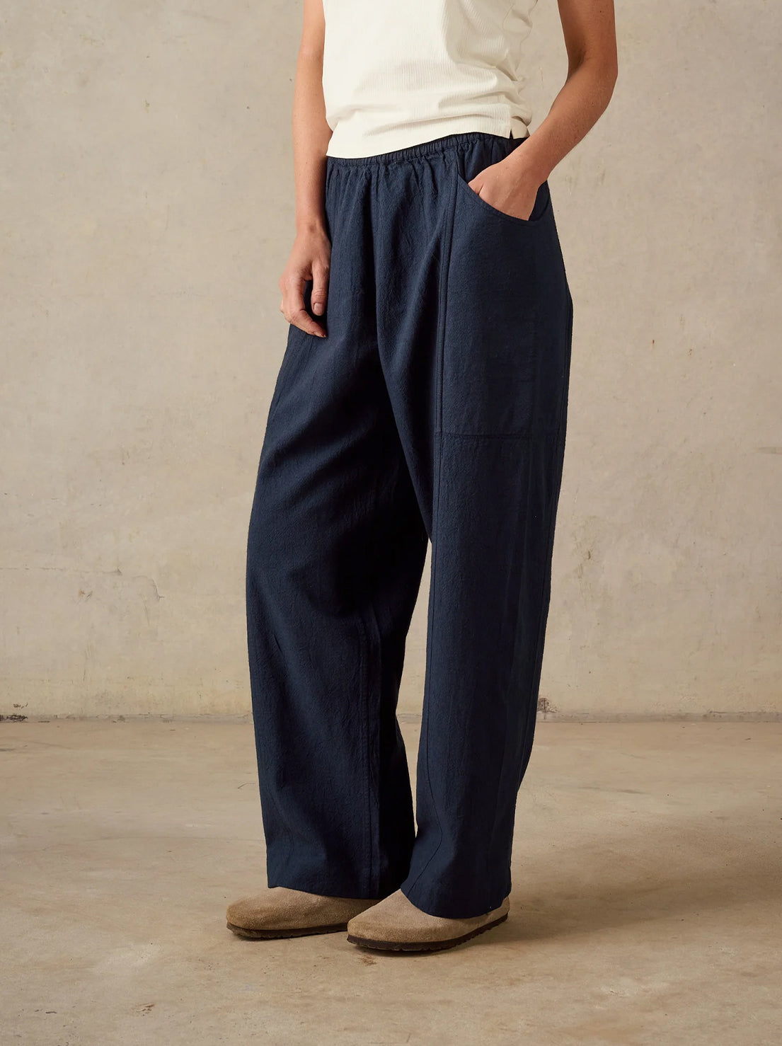 McTavish - Patio Pants - Dark Blue