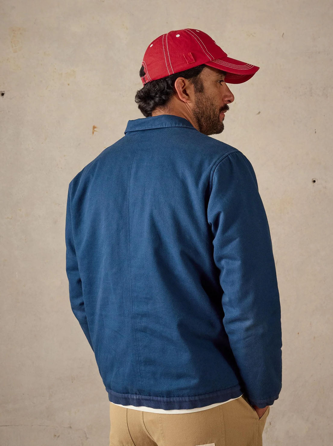 McTavish - Quilted Worker Jacket - Blue
