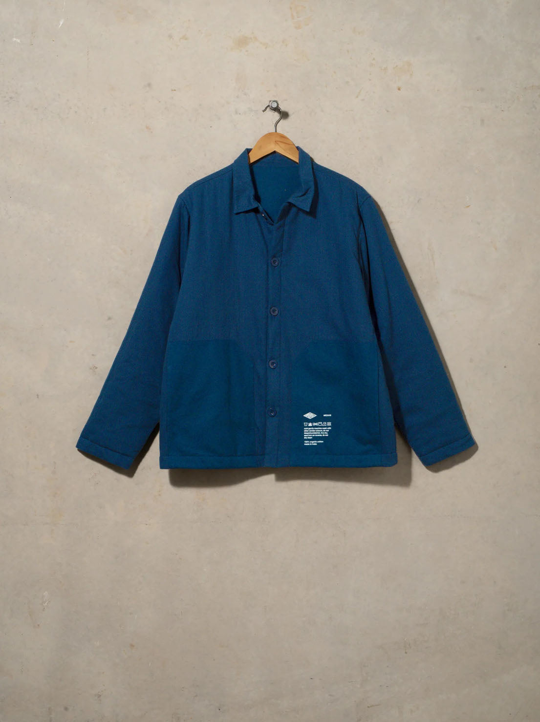 McTavish - Quilted Worker Jacket - Blue