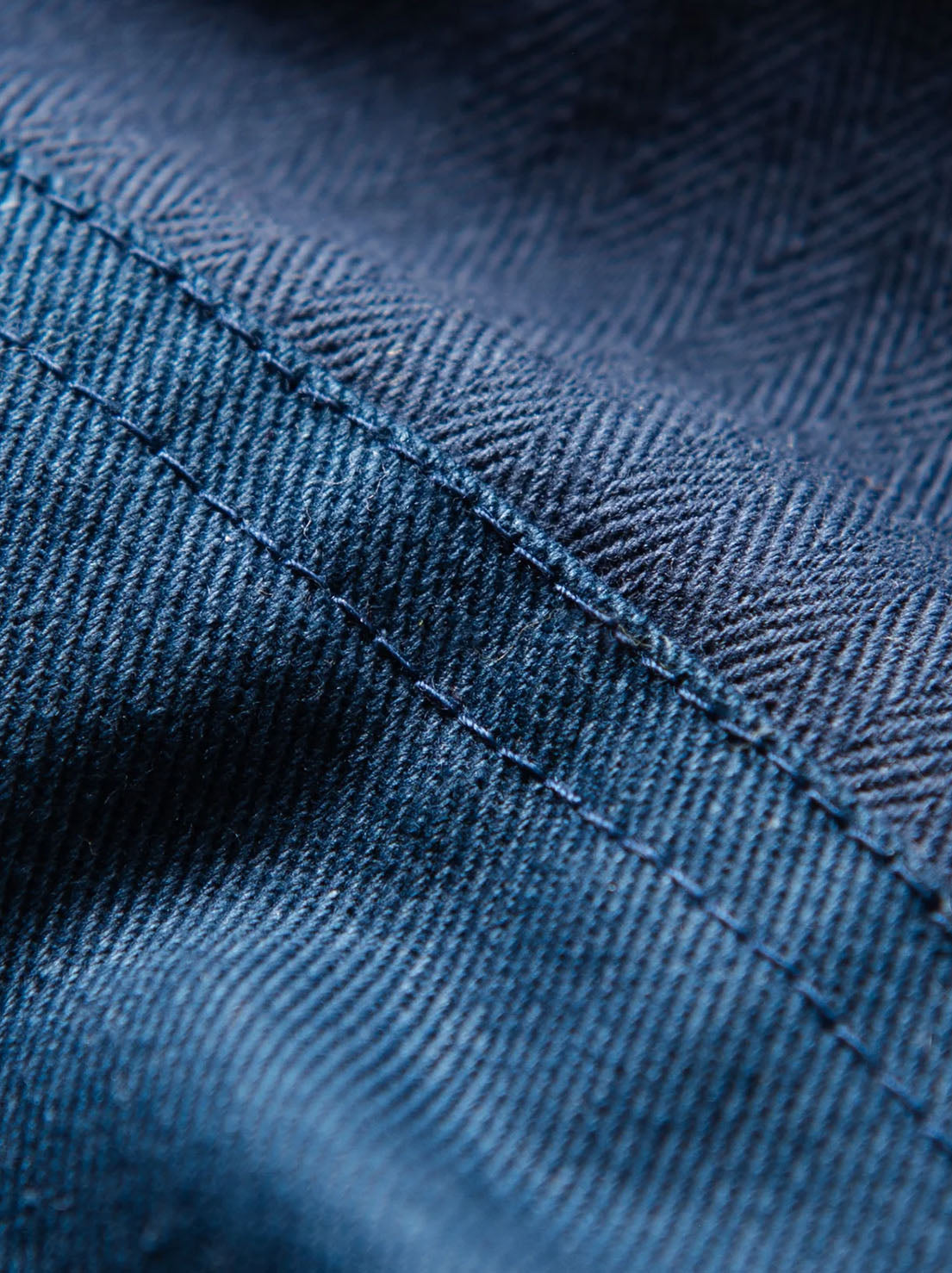 McTavish - Quilted Worker Jacket - Blue