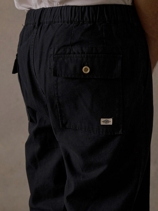 McTavish - Relaxed Twill Pants - Black