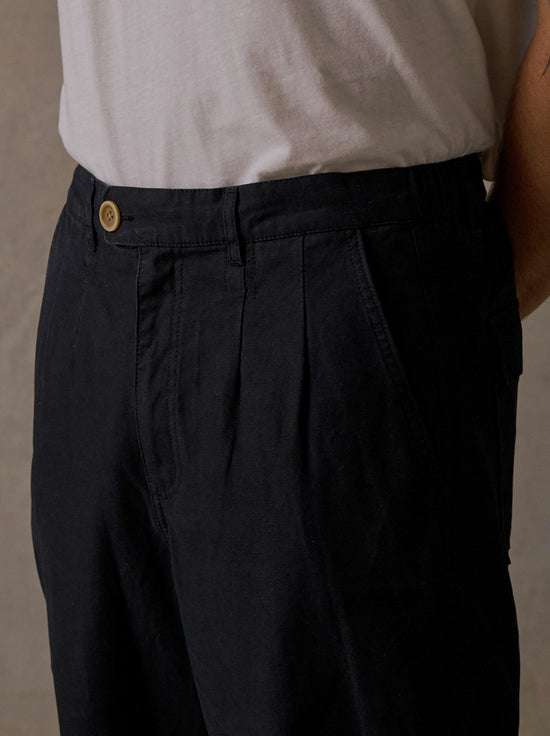 McTavish - Relaxed Twill Pants - Black