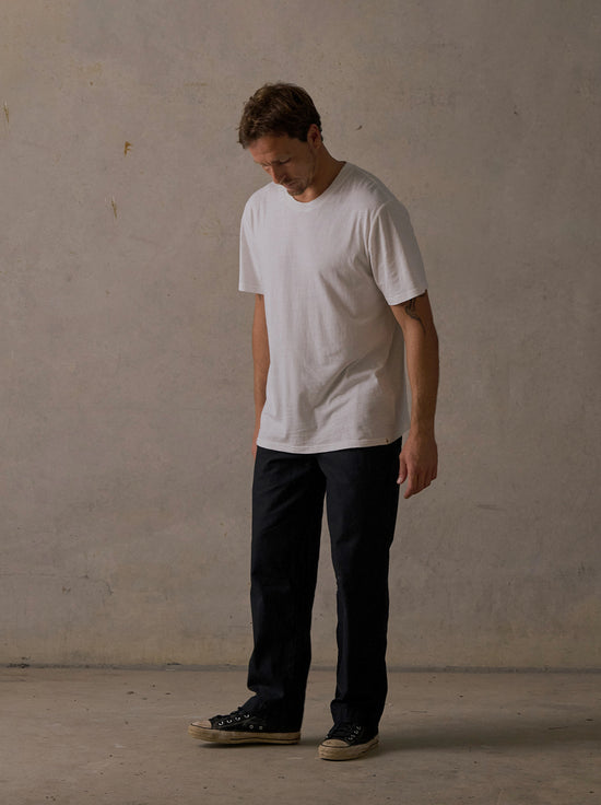 McTavish - Relaxed Twill Pants - Black