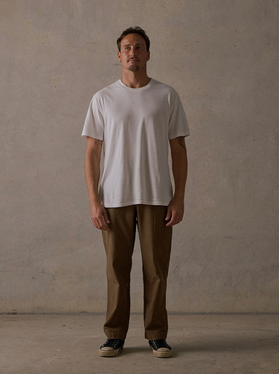 McTavish - Relaxed Twill Pants - Brown